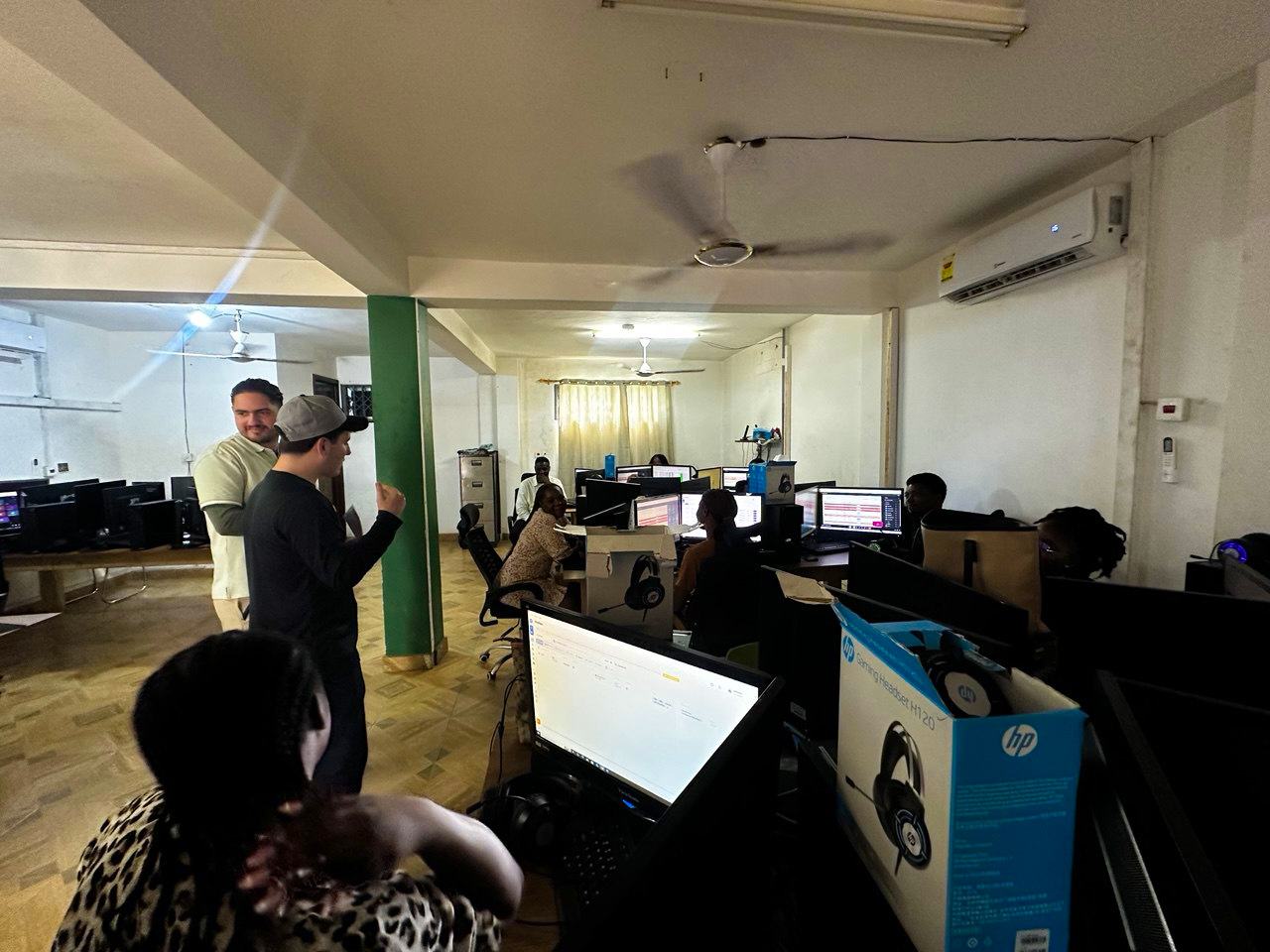 Operations team at work